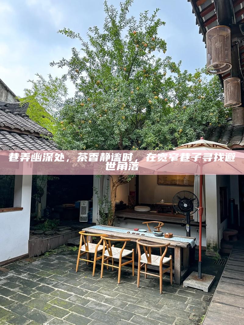 巷弄幽深处，茶香静谧时，在宽窄巷子寻找避世角落